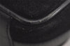 Authentic GUCCI Horsebit Shoulder Cross Body Bag Suede Leather Black Junk 6840J