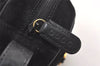 Authentic GUCCI Horsebit Shoulder Cross Body Bag Suede Leather Black Junk 6840J