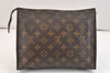 Authentic Louis Vuitton Monogram Poche Toilette 26 M47542 Cosmetics Pouch 6840K