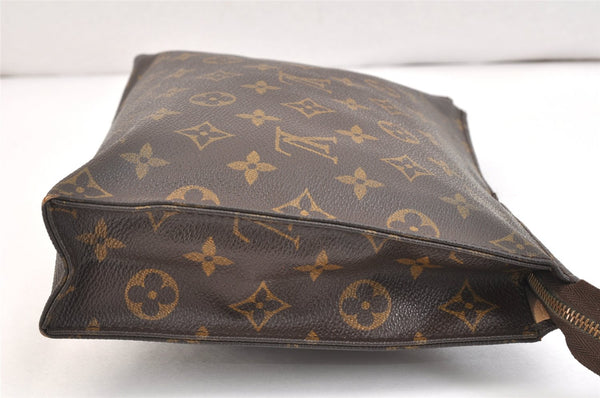 Authentic Louis Vuitton Monogram Poche Toilette 26 M47542 Cosmetics Pouch 6840K