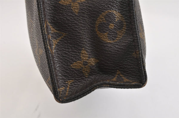 Authentic Louis Vuitton Monogram Poche Toilette 26 M47542 Cosmetics Pouch 6840K