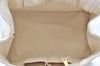 Authentic PRADA Vintage Canapa M Denim Tote Hand Bag White 6841I