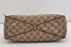 Authentic GUCCI Vintage Shoulder Tote Bag GG Canvas Leather 113019 Brown 6841J