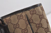 Authentic GUCCI Vintage Shoulder Tote Bag GG Canvas Leather 113019 Brown 6841J