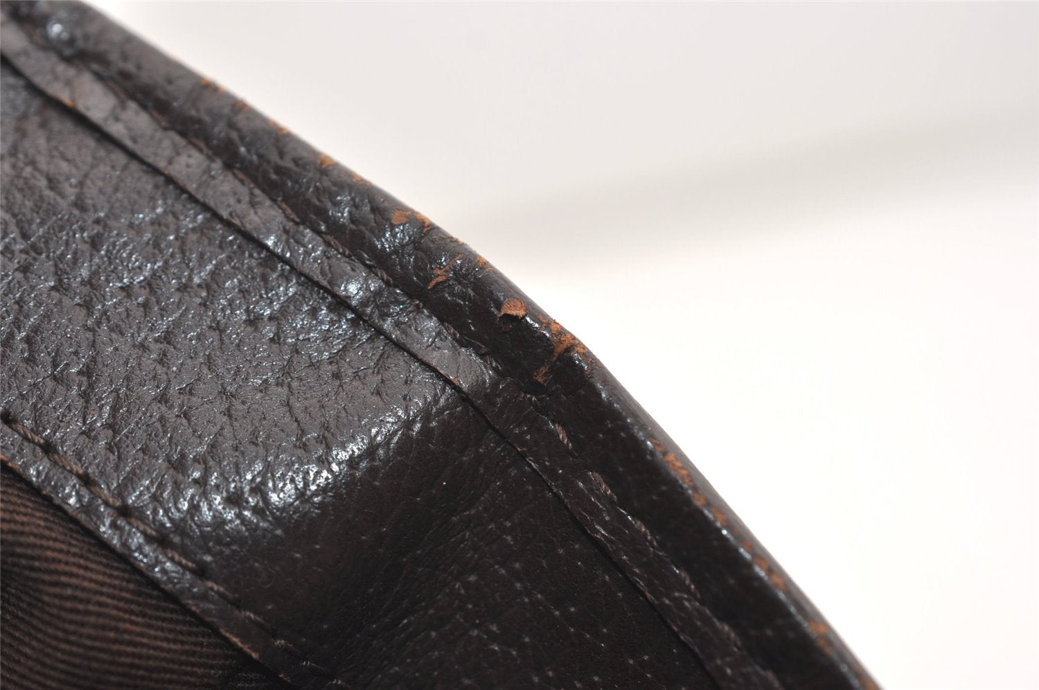 Authentic GUCCI Vintage Shoulder Tote Bag GG Canvas Leather 113019 Brown 6841J