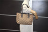 Authentic GUCCI Vintage Shoulder Tote Bag GG Canvas Leather 113019 Brown 6841J
