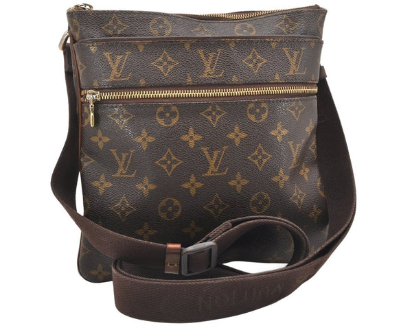 Authentic Louis Vuitton Monogram Pochette Valmy M40524 Shoulder Cross Bag 6841K