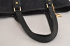 Authentic GUCCI Sherry Line Tote Bag GG Canvas Leather 137396 Black 6842J