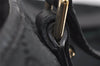 Authentic GUCCI Sherry Line Tote Bag GG Canvas Leather 137396 Black 6842J