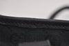 Authentic GUCCI Sherry Line Tote Bag GG Canvas Leather 137396 Black 6842J