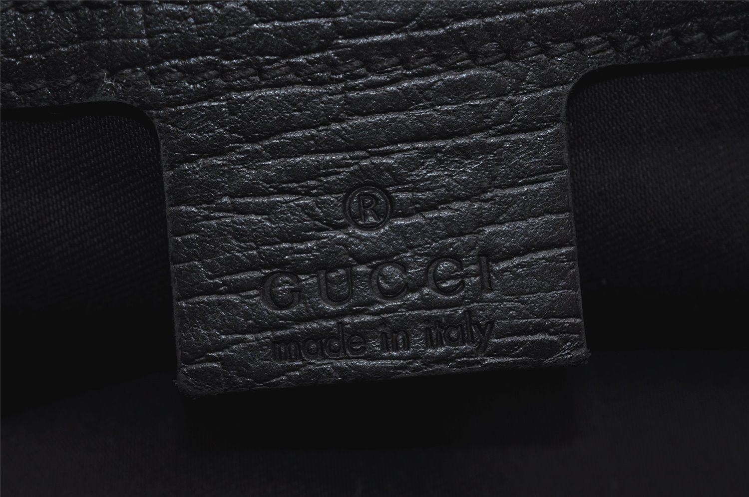 Authentic GUCCI Sherry Line Tote Bag GG Canvas Leather 137396 Black 6842J