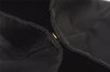 Authentic FENDI Vintage Nylon Leather Hand Tote Bag Purse Black 6843I