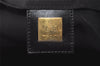 Authentic FENDI Vintage Nylon Leather Hand Tote Bag Purse Black 6843I