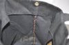 Authentic FENDI Vintage Nylon Leather Hand Tote Bag Purse Black 6843I