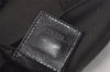 Authentic FENDI Vintage Nylon Leather Hand Tote Bag Purse Black 6843I