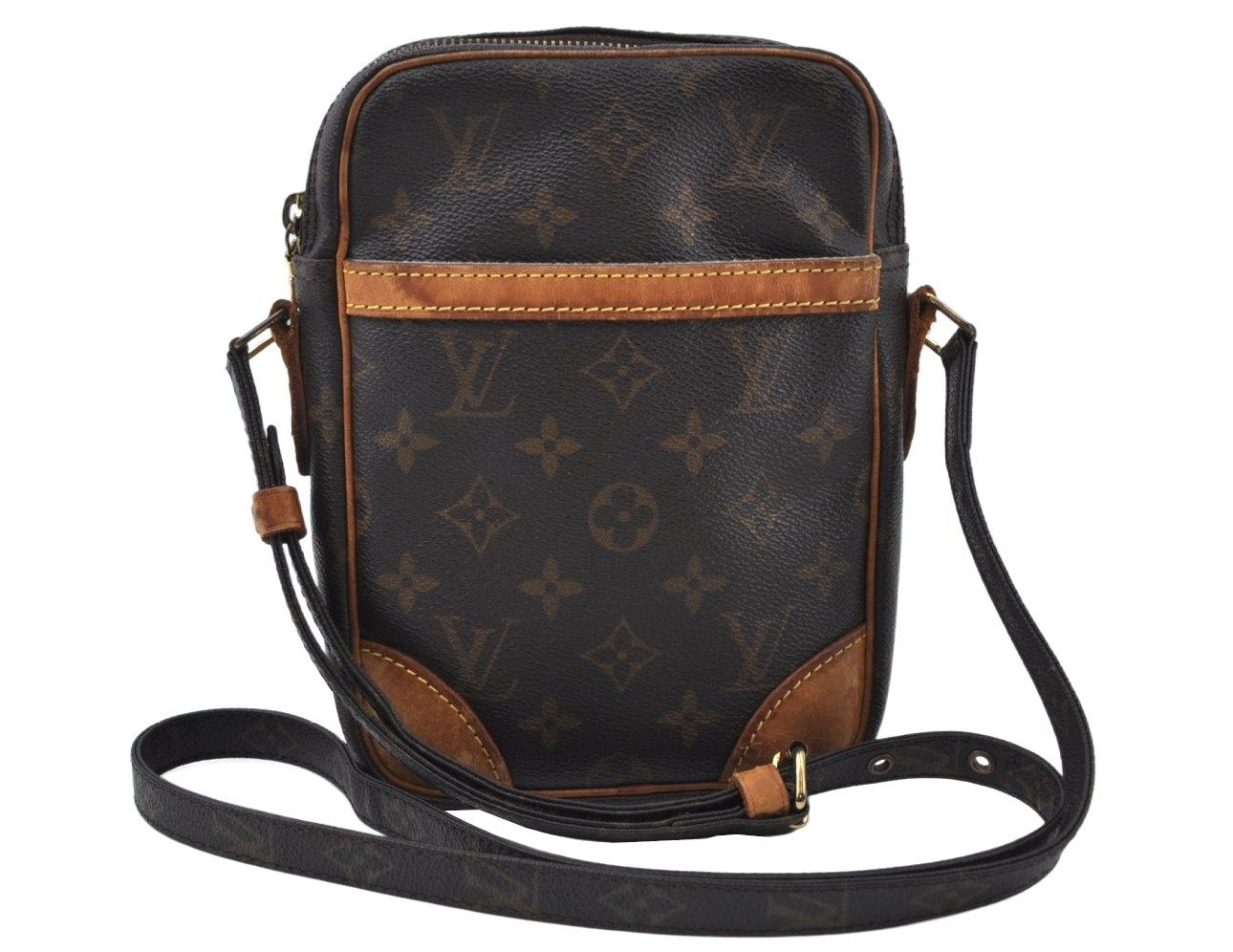 Authentic Louis Vuitton Monogram Danube Shoulder Cross Body Bag M45266 LV 6844H