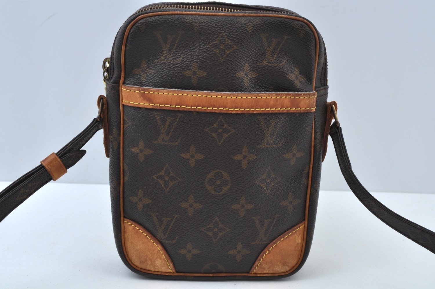 Authentic Louis Vuitton Monogram Danube Shoulder Cross Body Bag M45266 LV 6844H