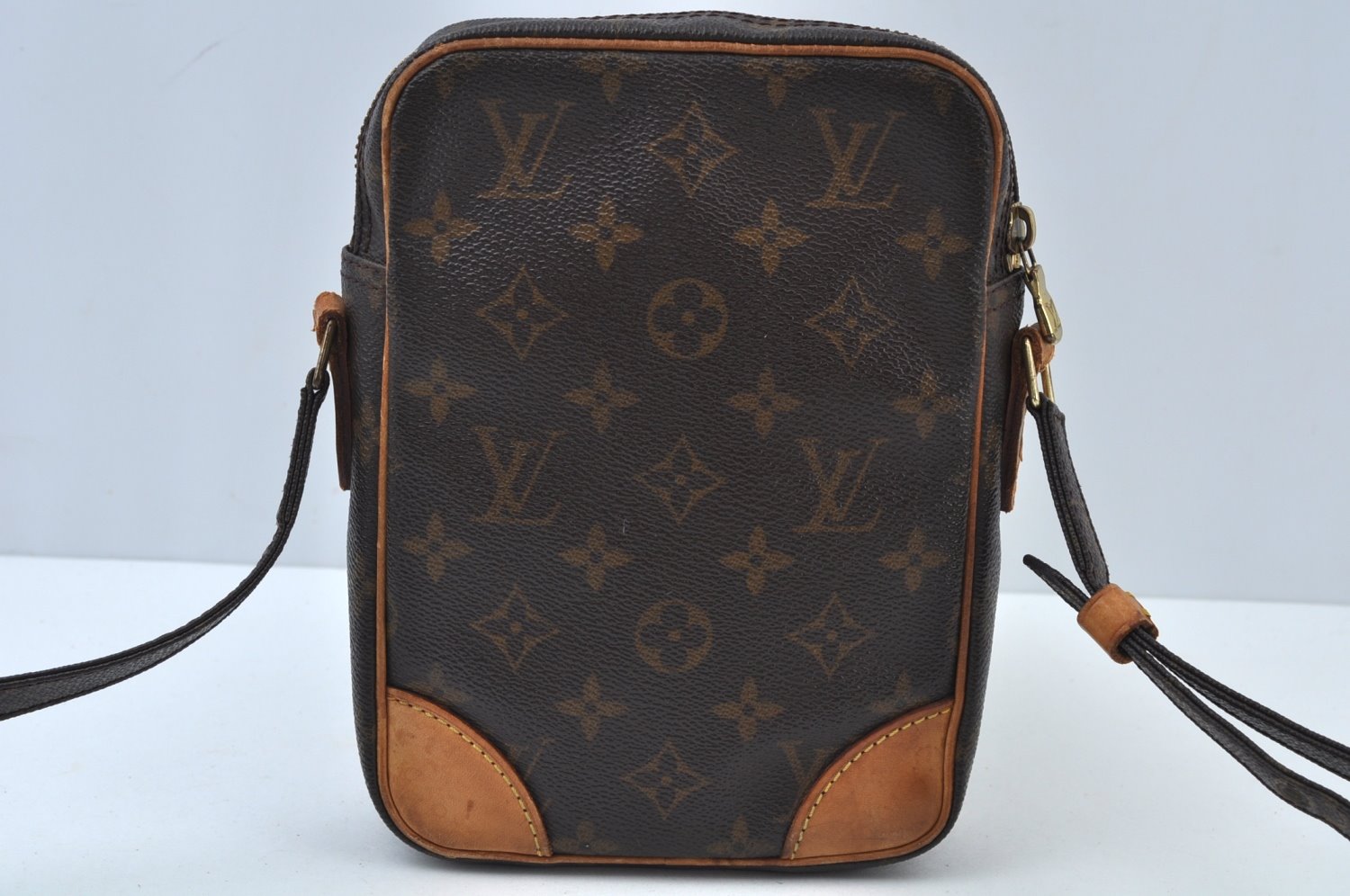 Authentic Louis Vuitton Monogram Danube Shoulder Cross Body Bag M45266 LV 6844H
