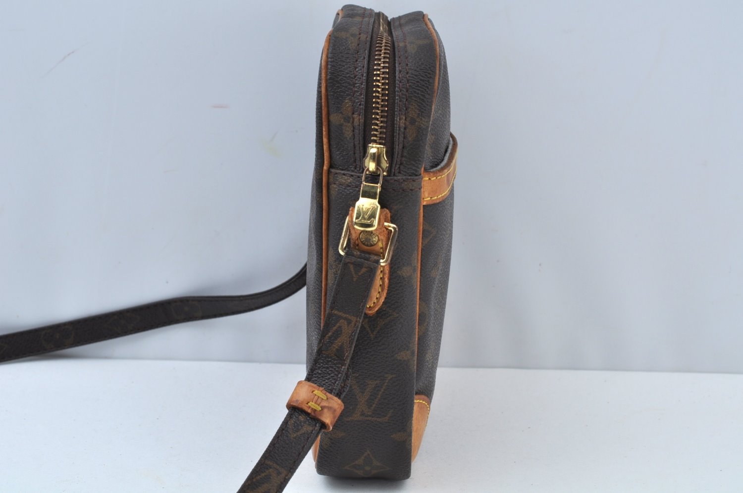 Authentic Louis Vuitton Monogram Danube Shoulder Cross Body Bag M45266 LV 6844H