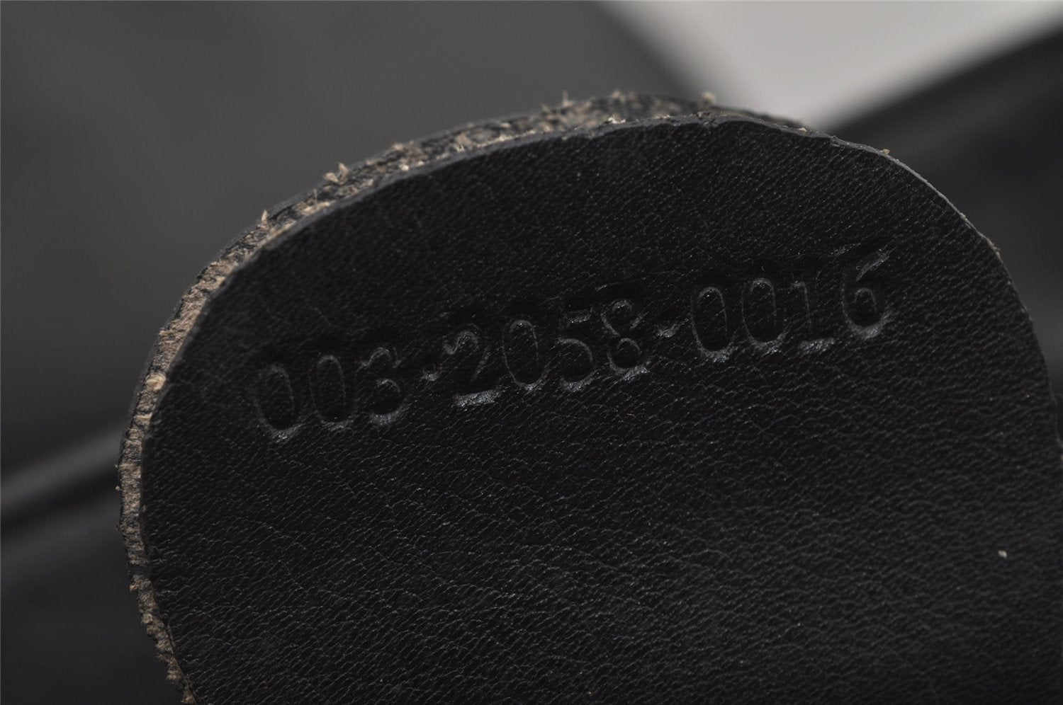 Authentic GUCCI Vintage Bamboo Drawstring Backpack Leather Black 6845J