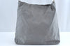 Authentic PRADA Nylon Tessuto Leather Plastic Shoulder Bag Purse Gray 6847I