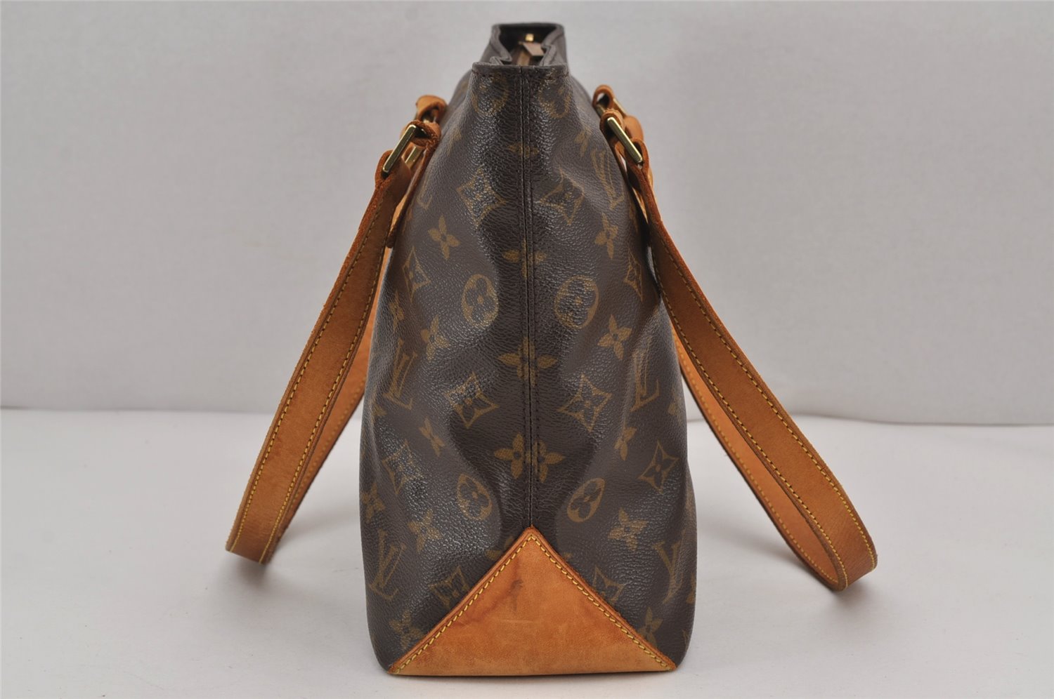Authentic Louis Vuitton Monogram Cabas Piano Shoulder Tote Bag M51148 LV 6847J