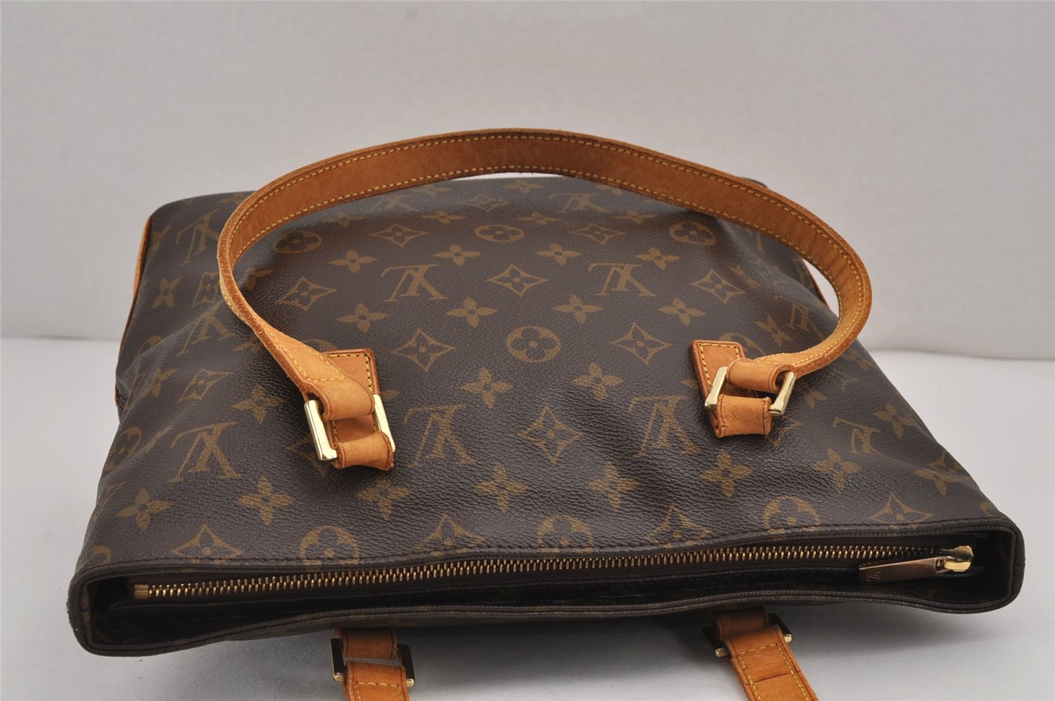 Authentic Louis Vuitton Monogram Cabas Piano Shoulder Tote Bag M51148 LV 6847J