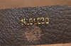 Authentic GUCCI Web Sherry Line Clutch Hand Bag GG PVC Leather Brown Junk 6848J