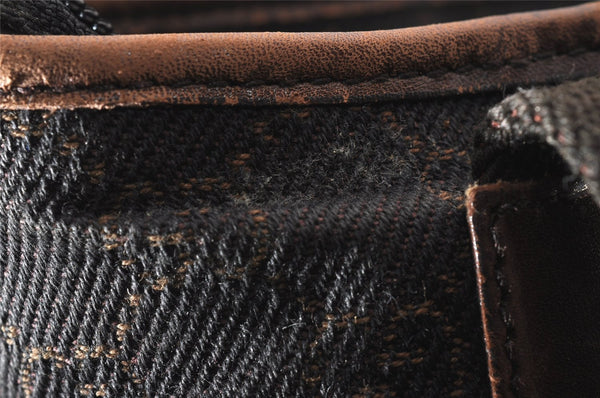 Authentic GUCCI Shoulder Tote Bag Purse GG Canvas Leather 28893 Brown 6849I