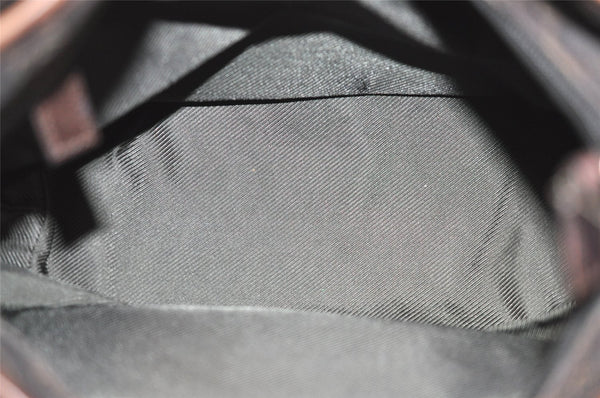 Authentic GUCCI Shoulder Tote Bag Purse GG Canvas Leather 28893 Brown 6849I