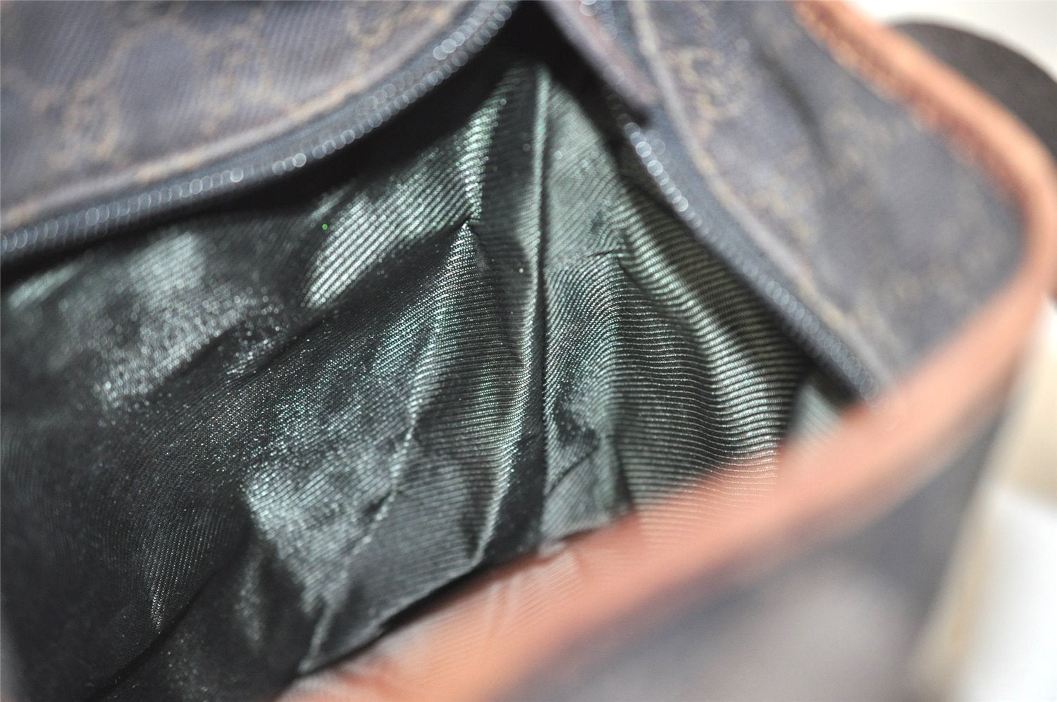 Authentic GUCCI Shoulder Tote Bag Purse GG Canvas Leather 28893 Brown 6849I