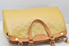 Authentic Louis Vuitton Vernis Brea MM 2Way Hand Bag Yellow M90108 LV 6850K