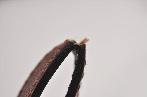 Authentic GUCCI Shoulder Cross Body Bag GG Canvas Leather 113013 Brown 6852J