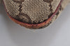Authentic GUCCI Shoulder Cross Body Bag GG Canvas Leather 113013 Brown 6852J