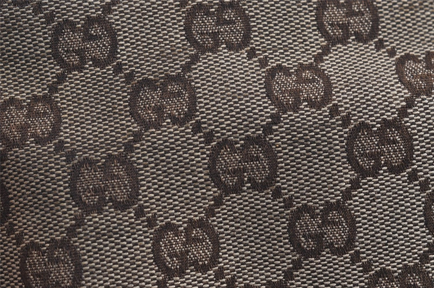 Authentic GUCCI Shoulder Cross Body Bag GG Canvas Leather 113013 Brown 6852J