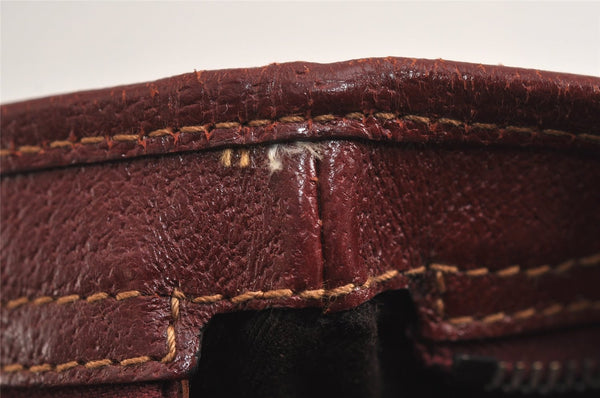 Authentic GUCCI Shoulder Cross Body Bag GG Canvas Leather 113013 Brown 6852J