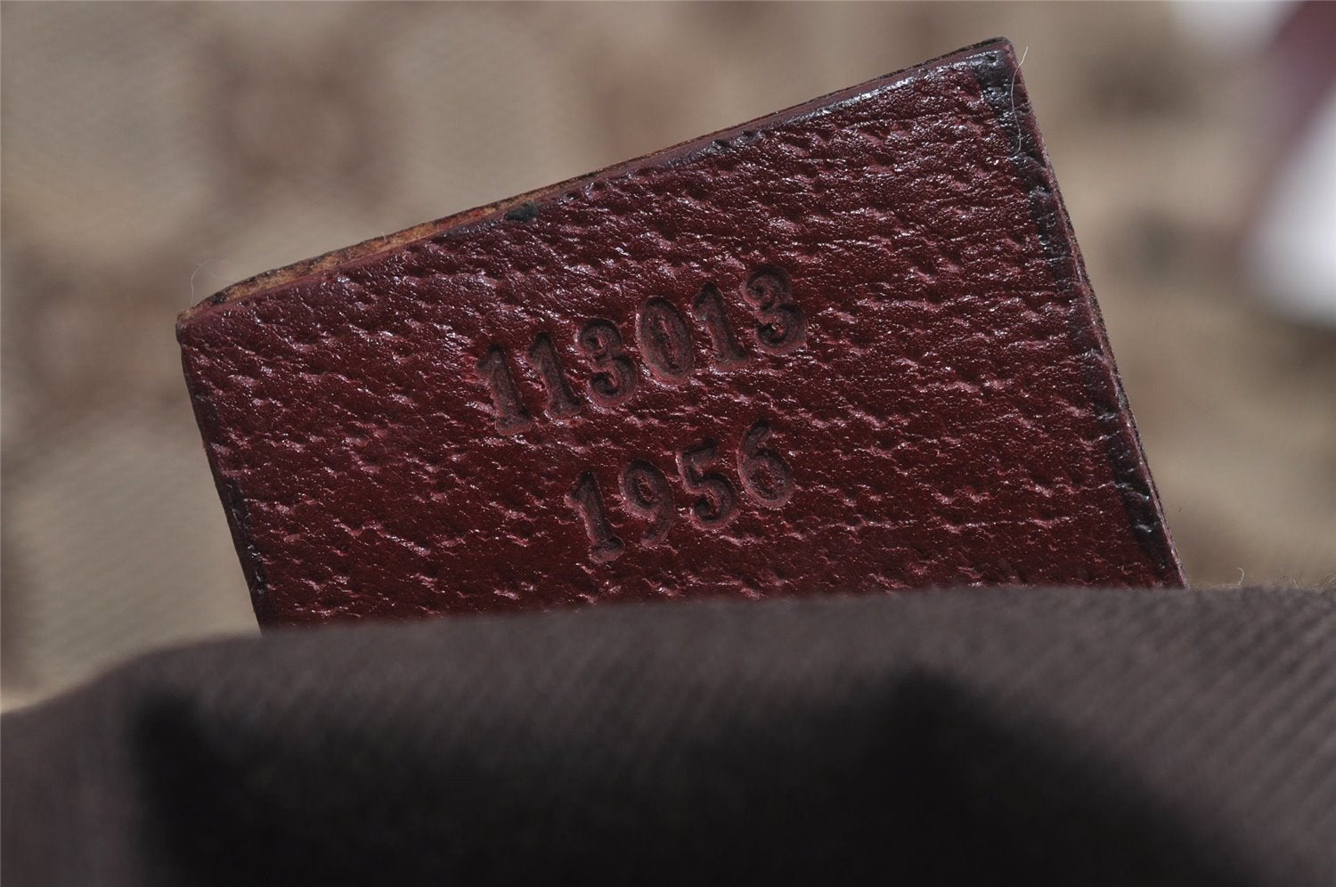 Authentic GUCCI Shoulder Cross Body Bag GG Canvas Leather 113013 Brown 6852J