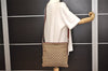 Authentic GUCCI Shoulder Cross Body Bag GG Canvas Leather 113013 Brown 6852J