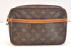 Authentic Louis Vuitton Monogram Compiegne 23 Clutch Hand Bag M51847 LV 6854K