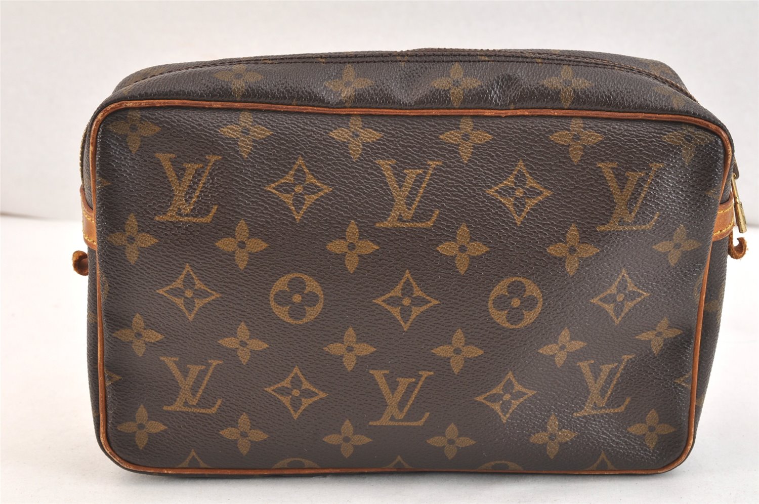 Authentic Louis Vuitton Monogram Compiegne 23 Clutch Hand Bag M51847 LV 6854K