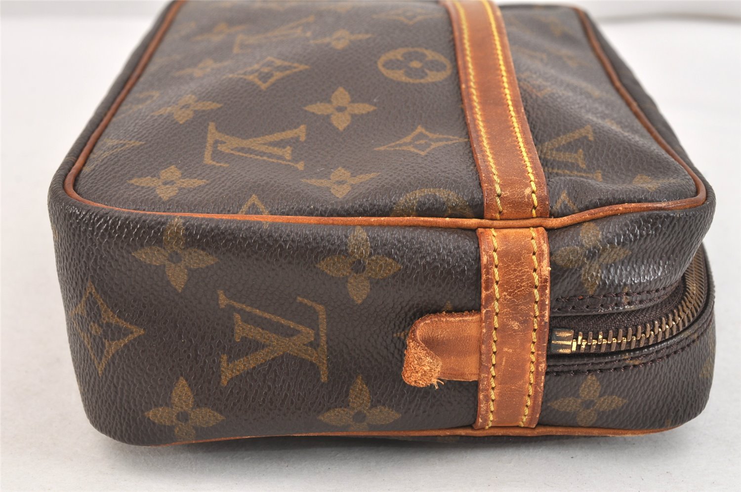 Authentic Louis Vuitton Monogram Compiegne 23 Clutch Hand Bag M51847 LV 6854K