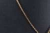 Authentic Christian Dior Gold Tone Chain Pendant Necklace CD 6855J