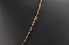 Authentic Christian Dior Gold Tone Chain Pendant Necklace CD 6855J