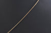 Authentic Christian Dior Gold Tone Chain Rhinestone Pendant Necklace CD 6856J