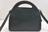 Authentic OLD COACH Vintage 2Way Shoulder Hand Bag Purse Leather Green 6856K