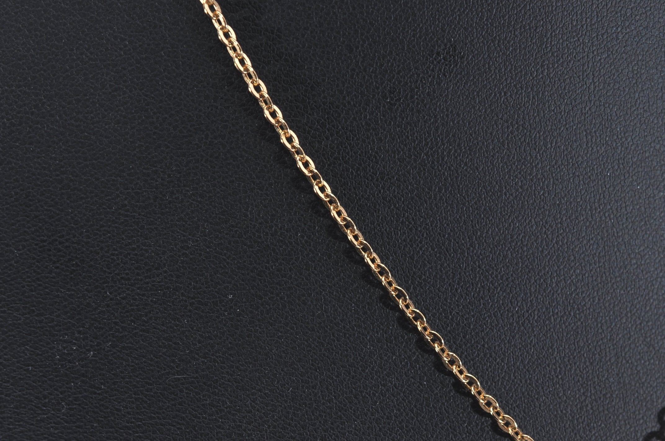 Authentic Christian Dior Gold Tone Chain Pendant Necklace CD 6858J