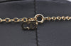 Authentic Christian Dior Gold Tone Chain Pendant Necklace CD 6858J