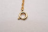 Authentic Christian Dior Gold Tone Chain Pendant Necklace CD 6858J