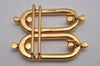 Authentic HERMES Vintage Buckle for Leather Belt Gold 6859J