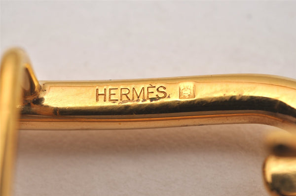 Authentic HERMES Vintage Buckle for Leather Belt Gold 6859J